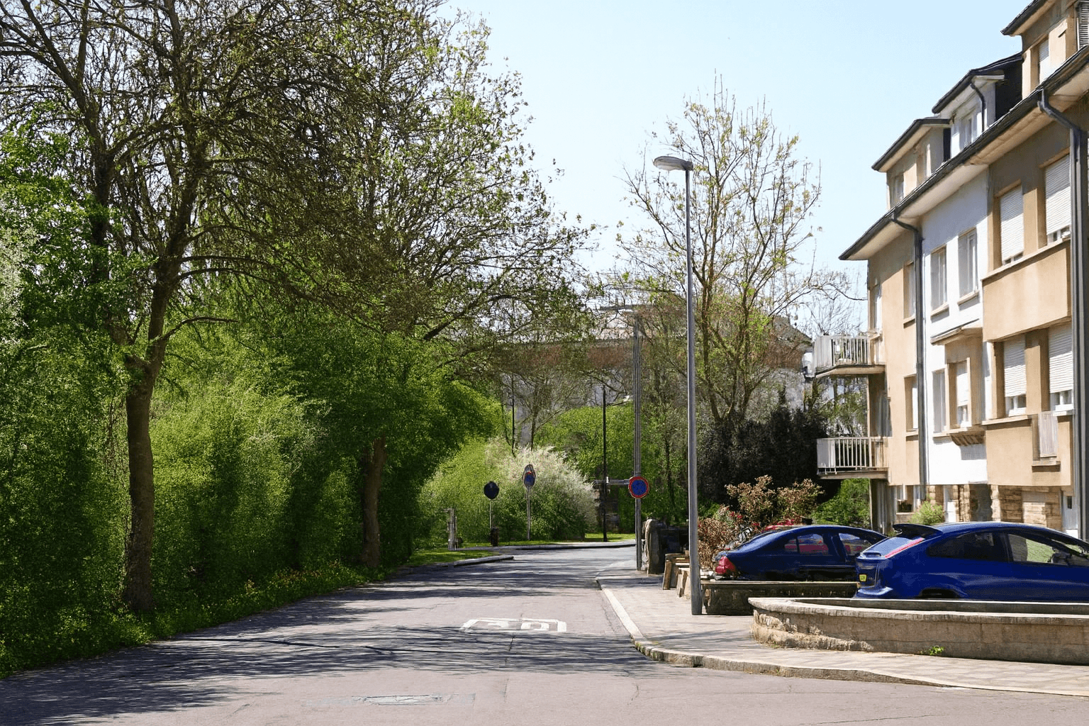 Merl, quartier résidentiel proche des axes routiers